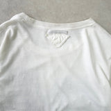 プラダ トライアングルロゴ Tシャツ ホワイト - NEWSED