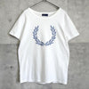 フレッドペリー ビッグロゴ ドット柄 Tシャツ ホワイト