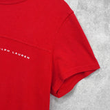 ポロ ラルフローレン 星条旗 ロゴ Tシャツ レッド - NEWSED