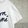 メゾン キツネ 筆記体ロゴ Tシャツ ホワイト