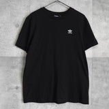 アディダス トレフォイルロゴ Tシャツ ブラック - NEWSED