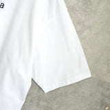 バレンシアガ ロゴ オーバーサイズ Tシャツ ホワイト - NEWSED