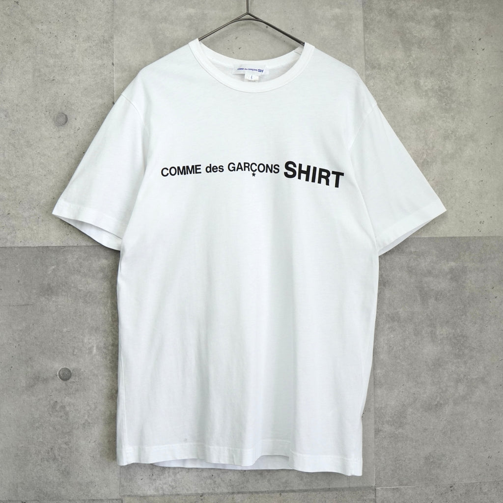 Comme des Garçons 衬衫 徽标 T 恤 白色