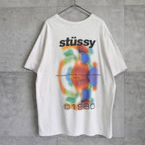 ステューシー 両面プリント Tシャツ ホワイト - NEWSED