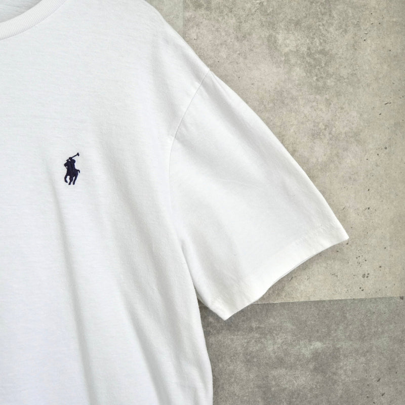 ポロ ラルフローレン スモールポニー ロゴ Tシャツ ホワイト - NEWSED