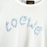 ロエベ バブル ロゴ 刺繍 Tシャツ ホワイト - NEWSED