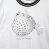 スリーワンフィリップリム ニットリブ切り替え Tシャツ ホワイト
