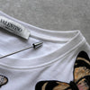 Valentino Butterfly Embroidered T-Shirt in White