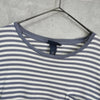 Polo by Ralph Lauren 小马标志条纹 T 恤（灰色/白色）