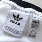 アディダス トレフォイルロゴ Tシャツ ホワイト / ブラック - NEWSED