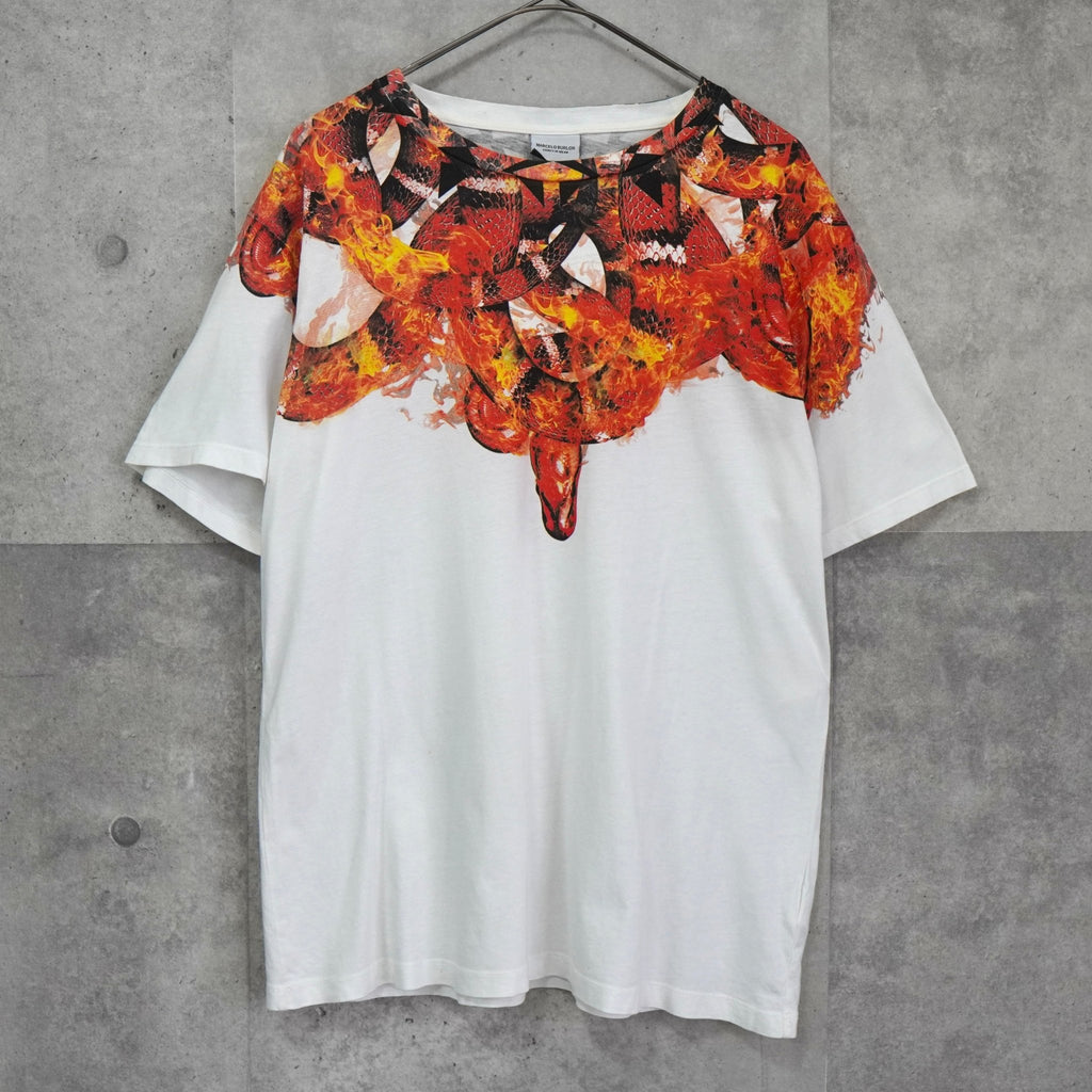 マルセロ バーロン 両面プリント Tシャツ ホワイト