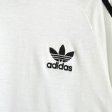 アディダス トレフォイルロゴ Tシャツ ホワイト / ブラック - NEWSED