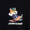 メゾン キツネ チラックスフォックス Tシャツ ブラック