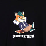 メゾン キツネ チラックスフォックス Tシャツ ブラック - NEWSED