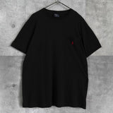 ポロ バイ ラルフローレン ロゴ刺繍 ポケット Tシャツ ブラック - NEWSED
