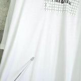 エムエムシックス メゾン マルジェラ ロゴ オーバーサイズ Tシャツ ホワイト - NEWSED