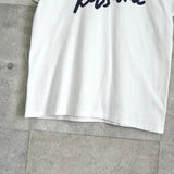 メゾン キツネ 筆記体ロゴ Tシャツ ホワイト - NEWSED