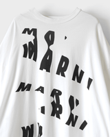 マルニ オーバーサイズ Tシャツ ホワイト サイズ48 メンズ レディース - NEWSED