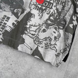 ヴィヴィアン ウエストウッド アングロマニア プリント Tシャツ ブラック - NEWSED