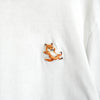 メゾンキツネ フォックスロゴ Tシャツ ホワイト