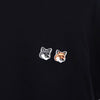 Maison Kitsune 狐狸头 T 恤（黑色）