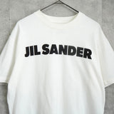 ジルサンダー ロゴ Tシャツ ホワイト - NEWSED
