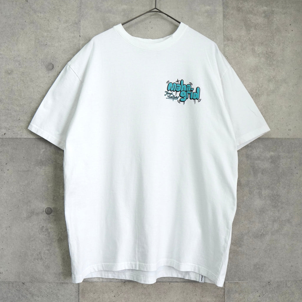Mahagrid Print T-Shirt White