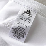 アディダス ロゴ Tシャツ ホワイト - NEWSED