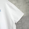 メゾン キツネ ロゴ 刺繍 Tシャツ ホワイト