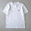 アミパリ アミ パリス ハートロゴ Tシャツ ホワイト