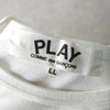 プレイ コムデギャルソン ハートロゴ Tシャツ ホワイト