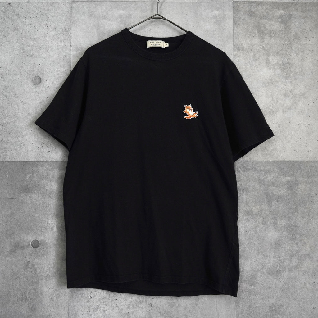 メゾン キツネ チラックスフォックス Tシャツ ブラック
