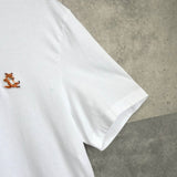 メゾンキツネ チラックスフォックス Tシャツ ホワイト - NEWSED