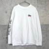 ステューシー × ゼロスリートゥーシー ロゴ ロンT ホワイト