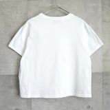 メゾンキツネ ダブルフォックスヘッド ショート丈 Tシャツ ホワイト レディース - NEWSED