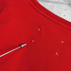 Maison Margiela Plain T-shirt in Red