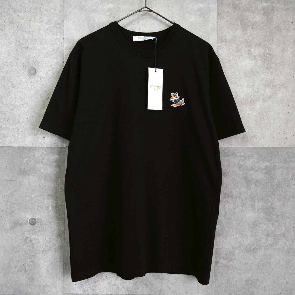 Maison Kitsune Chillax 黑色狐狸T恤
