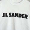 Jil Sander 徽标 T 恤白色