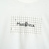 エムエムシックス メゾン マルジェラ ロゴプリント オーバーサイズ Tシャツ ホワイト