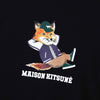 Maison Kitsune 黑色狐狸标志 T 恤
