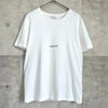 サンローラン パリ ワンポイントロゴ Tシャツ ホワイト