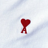 アミパリ アミ パリス ハートロゴ Tシャツ ホワイト - NEWSED