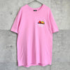 Stüssy 粉色水果印花 T 恤