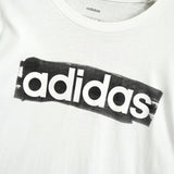 アディダス ロゴ Tシャツ ホワイト - NEWSED