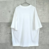 エムエムシックス メゾン マルジェラ ロゴ オーバーサイズ Tシャツ ホワイト - NEWSED