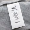 アミ パリス アミパリ ロゴ刺繍  オーバーサイズ Tシャツ グレー