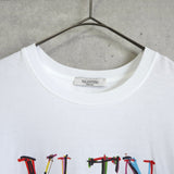 ヴァレンティノ ロゴ プリント Tシャツ ホワイト - NEWSED