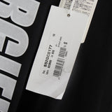 エムエムシックス メゾン マルジェラ ロゴ Tシャツ ブラック タグ付き未使用品 - NEWSED