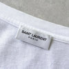 サンローラン パリ ワンポイントロゴ Tシャツ ホワイト