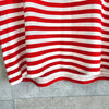 Gucci Print Striped T-Shirt in Red/White